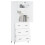 Berkfield Highboard White 69.5x34x180 cm Engineered Wood 3