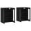 Berkfield Wall Mounted Cabinets 2 pcs Black Engineered Wood 4