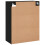 Berkfield Wall Mounted Cabinets 2 pcs Black Engineered Wood 8