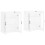 Berkfield Wall Mounted Cabinets 2 pcs White Engineered Wood 4