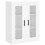Berkfield Wall Mounted Cabinets 2 pcs White Engineered Wood 5
