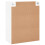 Berkfield Wall Mounted Cabinets 2 pcs White Engineered Wood 8
