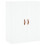Berkfield Highboard White 69.5x34x180 cm Engineered Wood 4