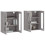 Berkfield Wall Mounted Cabinets 2 pcs Grey Sonoma Engineered Wood 3