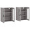 Berkfield Wall Mounted Cabinets 2 pcs Grey Sonoma Engineered Wood 4
