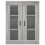 Berkfield Wall Mounted Cabinets 2 pcs Grey Sonoma Engineered Wood 6