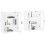 Berkfield Wall Mounted Cabinets 2 pcs White Engineered Wood 3