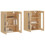 Berkfield Wall Mounted Cabinets 2 pcs Sonoma Oak Engineered Wood 3