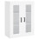 Berkfield Wall Mounted Cabinets 2 pcs White Engineered Wood 5
