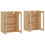 Berkfield Wall Mounted Cabinets 2 pcs Sonoma Oak Engineered Wood 4