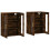 Berkfield Wall Mounted Cabinets 2 pcs Smoked Oak Engineered Wood 4