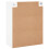 Berkfield Wall Mounted Cabinets 2 pcs White Engineered Wood 8