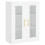 Berkfield Wall Mounted Cabinets 2 pcs White Engineered Wood 5
