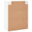 Berkfield Wall Mounted Cabinets 2 pcs White Engineered Wood 8