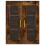 Berkfield Wall Mounted Cabinets 2 pcs Smoked Oak Engineered Wood 6