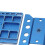 Adjustable Aluminum RC Car  Stand with 360 Rotating Platform and Tool Tray – Blue 4