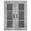 Berkfield Wall Mounted Cabinets 2 pcs Concrete Grey Engineered Wood 6