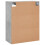 Berkfield Wall Mounted Cabinets 2 pcs Concrete Grey Engineered Wood 8