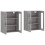 Berkfield Wall Mounted Cabinets 2 pcs Grey Sonoma Engineered Wood 4