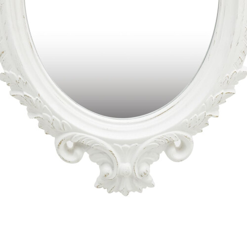 Berkfield Wall Mirror Castle Style 56x76 cm White 2