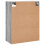 Berkfield Wall Mounted Cabinets 2 pcs Grey Sonoma Engineered Wood 8