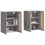 Berkfield Wall Mounted Cabinets 2 pcs Grey Sonoma Engineered Wood 3