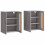Berkfield Wall Mounted Cabinets 2 pcs Grey Sonoma Engineered Wood 4