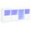 Berkfield Sideboard with LED Lights White 164x37x67 cm 2