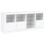Berkfield Sideboard with LED Lights White 164x37x67 cm 5