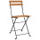 Berkfield 3 Piece Folding Bistro Set Solid Wood Teak and Steel 4