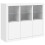 Berkfield Sideboards with LED Lights 3 pcs White Engineered Wood 5