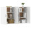 Berkfield Wall Mounted Cabinets 2 pcs White Engineered Wood 4