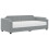 Berkfield Daybed with Mattress Light Grey 90x190 cm Fabric 2