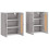 Berkfield Wall Mounted Cabinets 2 pcs Grey Sonoma Engineered Wood 4