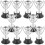 10 st mini-troféleksak, barnpresenter, klassrumsmuggar, leksaker för 1
