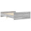 Berkfield Bed Frame without Mattress Grey Sonoma 120x190 cm Small Double 6