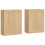 Berkfield Wall Mounted Cabinets 2 pcs Sonoma Oak Engineered Wood 2
