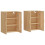 Berkfield Wall Mounted Cabinets 2 pcs Sonoma Oak Engineered Wood 4