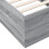 Berkfield Bed Frame without Mattress Grey Sonoma 75x190 cm Small Single 7