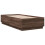 Berkfield Bed Frame without Mattress Brown Oak 75x190 cm Small Single 3
