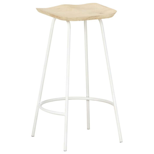 Berkfield Bar Stools 4 pcs Solid Mango Wood 2