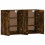Berkfield Wall Mounted Cabinets 2 pcs Smoked Oak Engineered Wood 5
