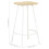Berkfield Bar Stools 4 pcs Solid Mango Wood 11