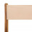 Berkfield Folding Garden Chairs 4 pcs Beige Fabric and Solid Wood 9