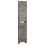 Berkfield 5-Panel Room Divider Grey 179x166 cm Solid Wood 3