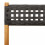 Berkfield Folding Garden Chairs 8 pcs Black Poly Rattan and Solid Wood 9