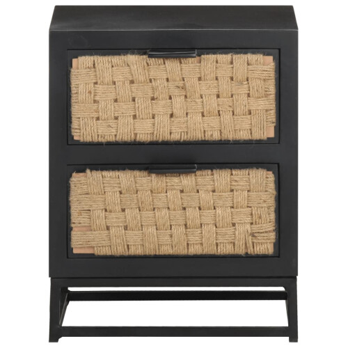 Berkfield Bedside Cabinet 40x30x50 cm Solid Mango Wood 1