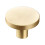 Solid Brass Cabinet Knobs 2 Pack, Gold Round Drawer Pulls Handles for Kitchen Dresser Furniture 1