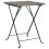 Berkfield 3 Piece Folding Bistro Set Grey Poly Rattan 5