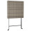 Berkfield 3 Piece Folding Bistro Set Grey Poly Rattan 7